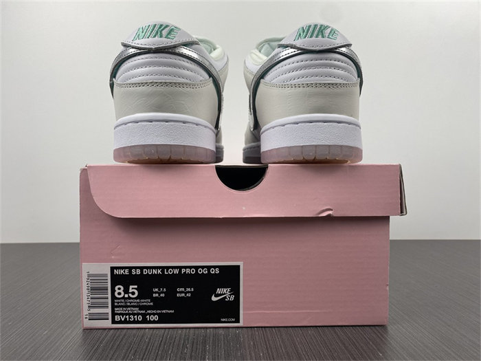 nike sb dunk low diamond S*pply co white diamond bv1310-100